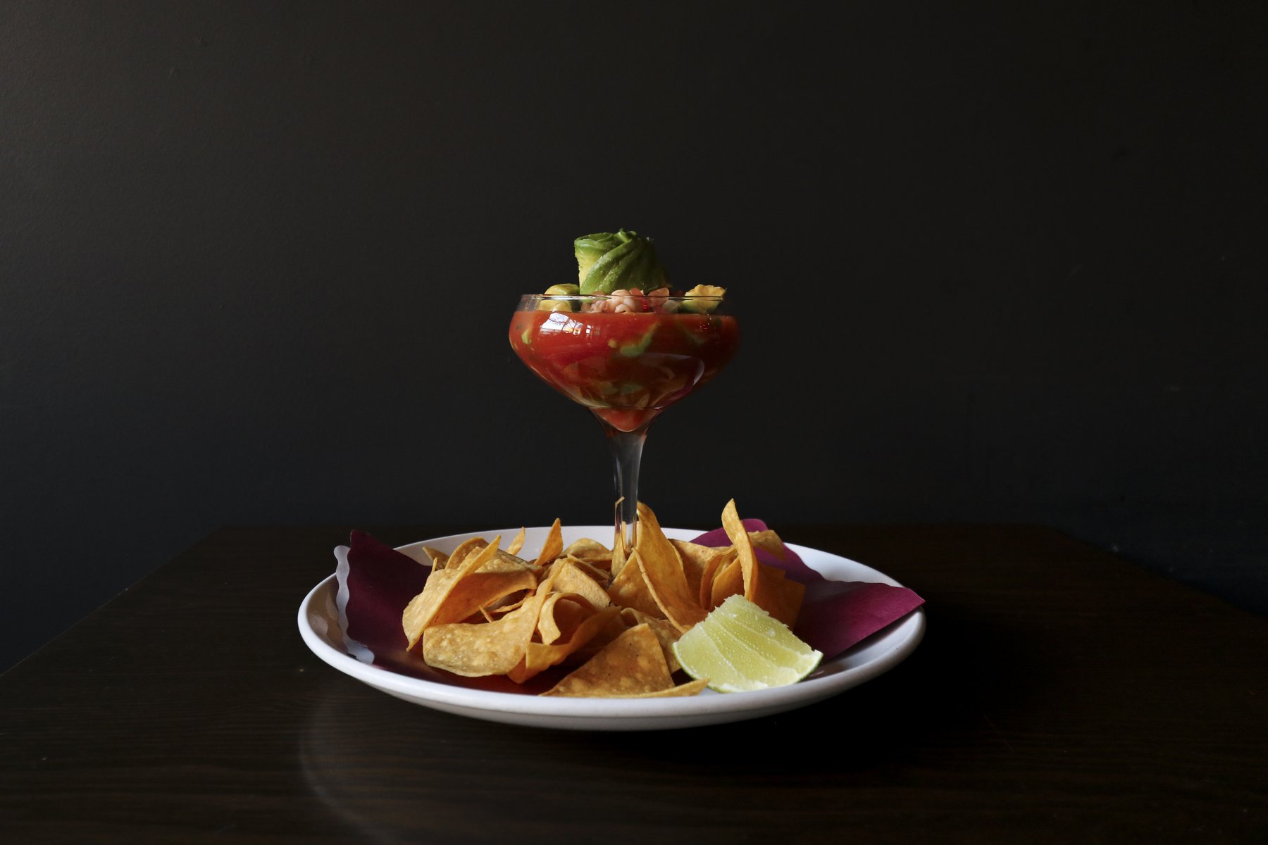 Shrimp cocktail — restaurant photography by Casey